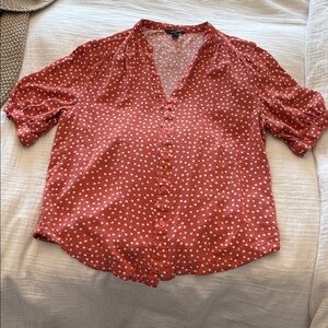 RW and CO polka dot blouse